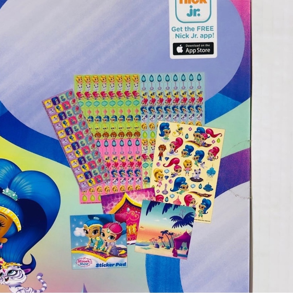 Nickelodeon Shimmer and Shine Stickers Kit Box and Pad / 1,000+ Stickers - Picture 5 of 7